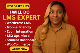 build a custom wordpress lms website for online tutors business learndash lms