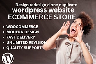 design, redesign, build, rebuild, clone, edit, fix, or revamp, wordpress website