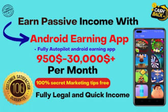 develop android earning app for admob passive income
