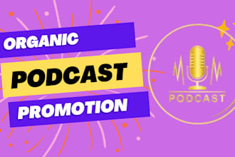 do organic podcast promotion on spotify and apple to increase downloads