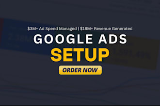 setup and manage high converting google ads PPC campaigns