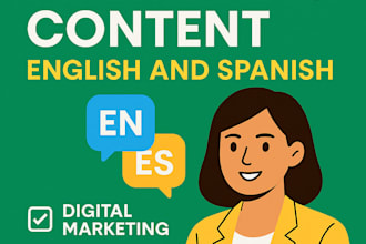 create bilingual marketing content