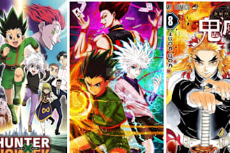 do comic anime manga webtoon cover character design anime style graphic novel