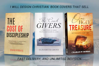 design a professional christian book cover for amazon kindle