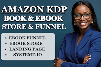 do ebook funnel systeme io landing page ebook store marketing kindle book