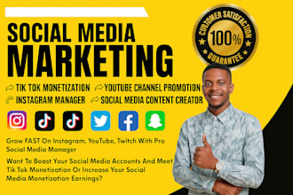 be your social media marketing manager tiktok monetization and content expert