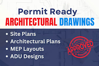 prepare permit drawings and city ready documents for fast approval
