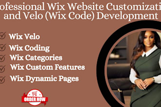 fix issues and customize your wix site with velo coding