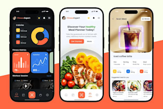 develop ai nutrition app, ai fitness app, ai calories tracking, ai workout app