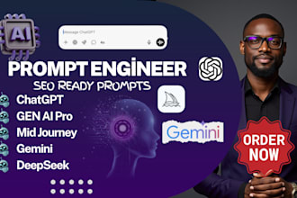 be your ai prompt engineer for chatgpt, gemini, midjourney chatbot