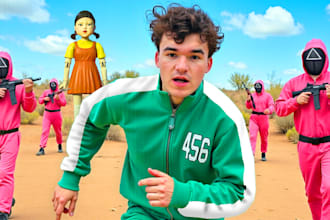 design a viral youtube thumbnail in mrbeast style