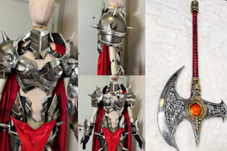 wearable cosplay model cosplay creation full armor cosplay props for 3d printing