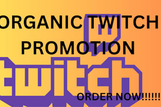 promote your  channel to organic live viewers to bring in chatters and sub