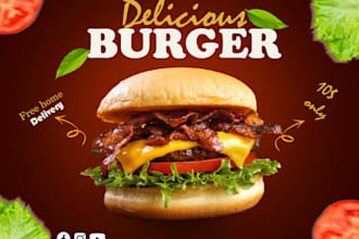 design eye catching food posters