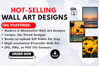 do hot selling wall art design for your store