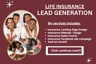 generate exclusive life insurance leads final expense leads insurance funnel