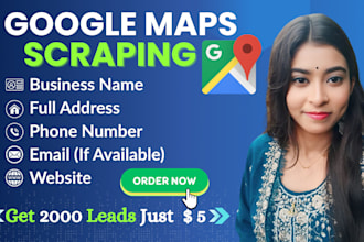 scrape google map data for business lead generation