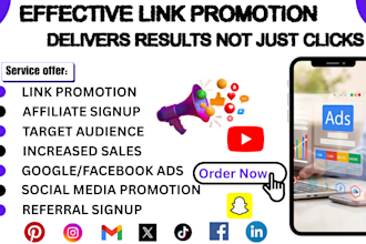 referral link promotion, affiliate marketing clickbank link promotion