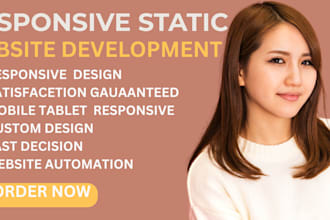 create an simple static website, duplicate professional portfolio website
