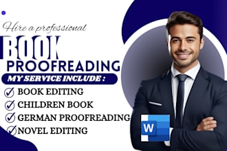 proofread and edit your german book short stories document