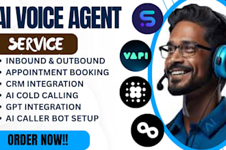 setup ai voice agent for inbound and outbound call with vapi, retell, synthflow