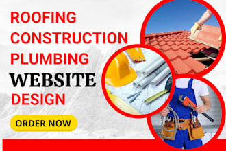 create a modern construction cleaning business home improvement hvac website