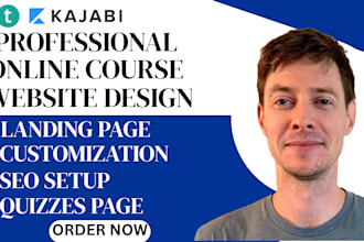 build your online course website in thinkific, teachable, kajabi, podia