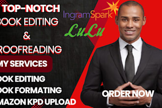 design, format, edit  ebook, paperback layout, book formatting for KDP
