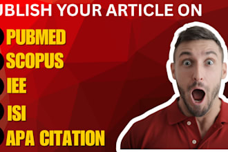 write and publish your article scopus, pubmed, isi, iee and apa citation