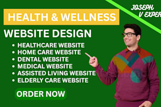 design a stunning clinic or healthcare website with online appointment booking
