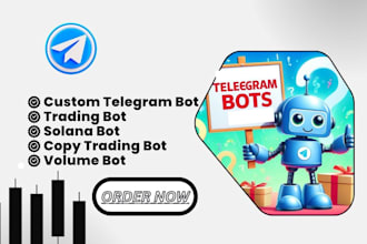 telegram trading bot, telegram crypto bot, telegram volume bot, copy trade bot