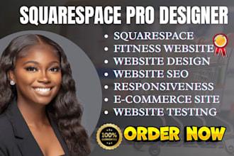 develop squarespace website design or redesign website development build website