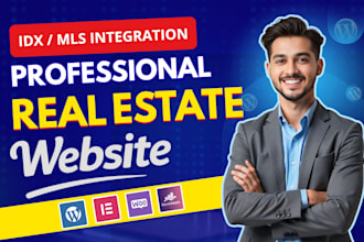design real estate wordpress website or realtor landing page