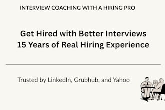 coach you to ace your job interview using real hiring experience