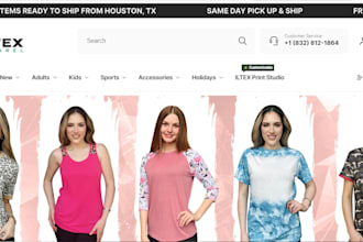 design clothing website, clothing sore, shopify website, fashion website