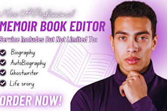 be your memoir biography or autobiography ghostwriter to tell you life story
