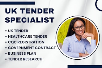 bid UK tender write bid proposal, healthcare tender, nhs care tender and cqc