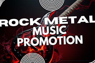 promote your heavy rock and metal music organically and pitch to playlists
