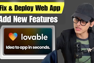 fix the lovable project and host live with domain