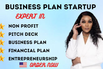 be your business plan writer, develop a business plan startups, nonprofit, grant