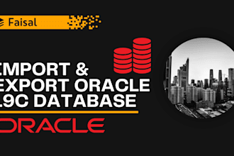 help you export and import oracle database using data pump