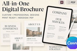 design brochure, pdf brochure, digital brochure, trifold brochure