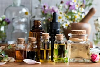 formulate homemade and industrial medicines, ointments or massage serum oils