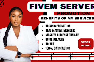 minecraft server promotion, fivem server promotion and active minecrafts player