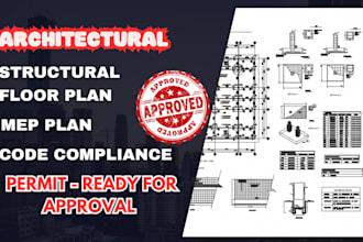 stamp architectural drawing mep engineering drawing civil structural plan