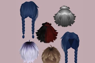 create custom roblox hair, accessary, ugc items, 3d model