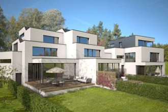 remodel sustainable house,refurnish modern real estate apartment,landscape,rhino