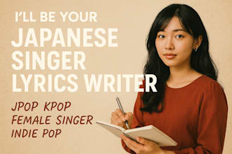 be your japanese singer lyrics writer jpop kpop female singer indie pop