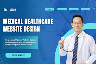 design medical, healthcare, doctor, hospital, clinic, dental, telemedicine sites