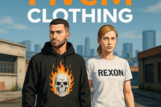 create custom fivem clothing for your server